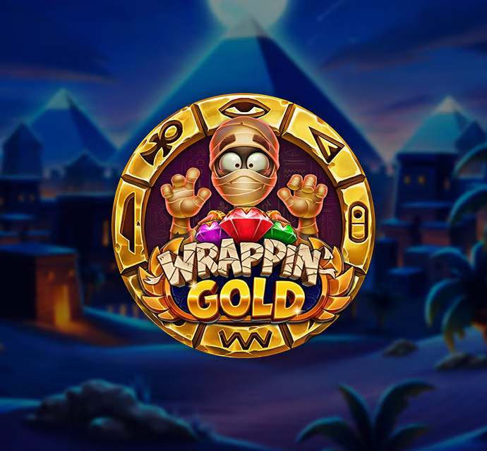 Wrappin' Gold Social Edition artwork with golden gifts and coins
